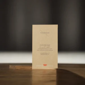 Kraft Business Cards