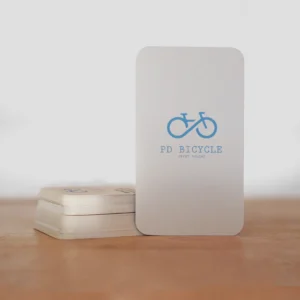 14pt Natural Business Cards